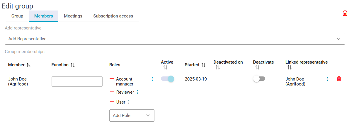 Location of group-level account roles