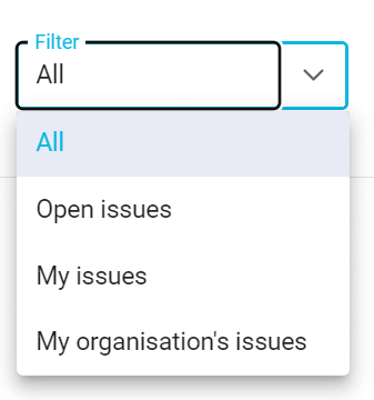 The filtering options