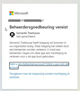 Microsoft admin consent required